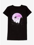 E.T. The Extra Terrestrial Moon Ride Girls T-Shirt, PINK, hi-res