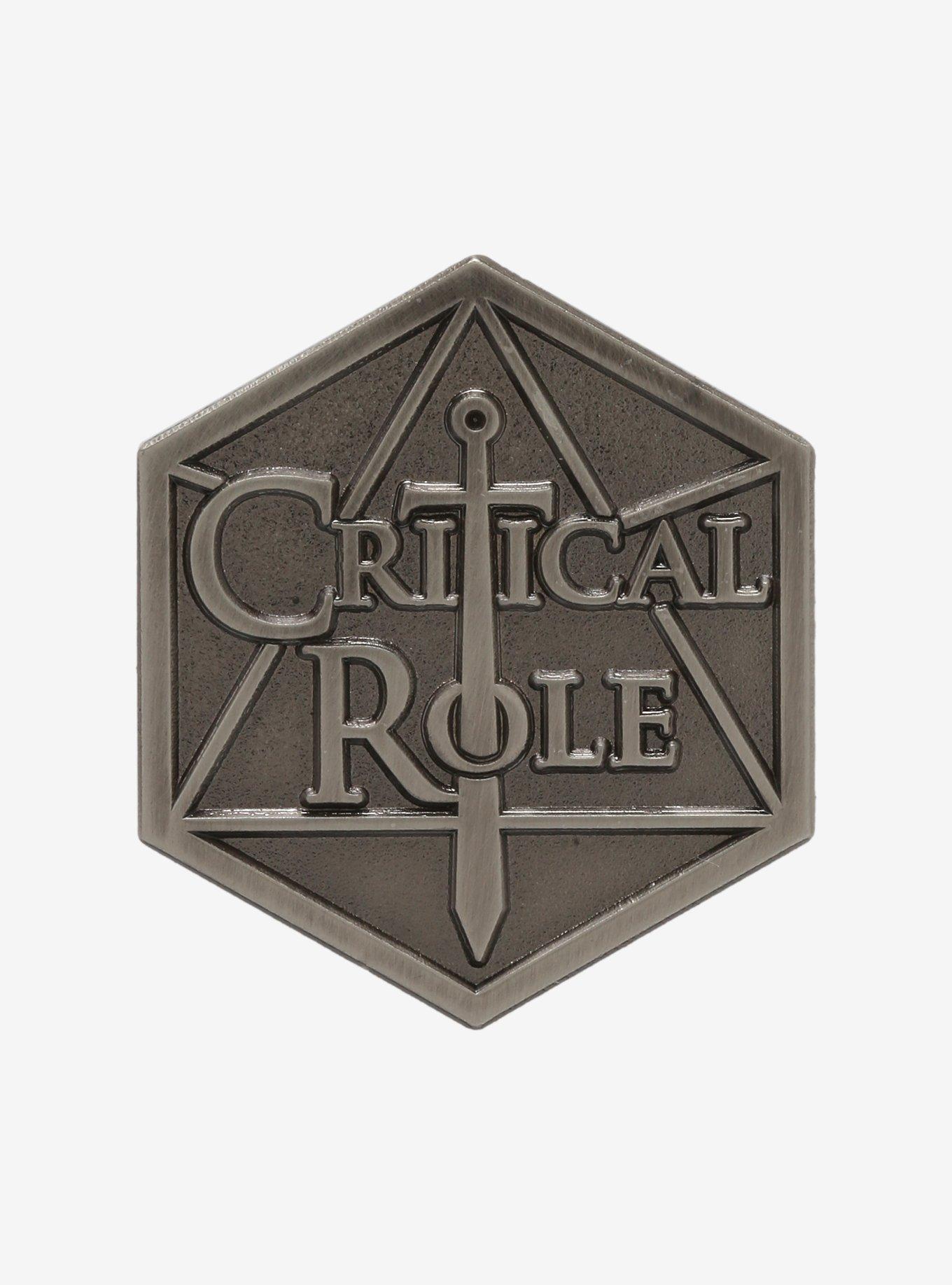 Critical Role Logo Enamel Pin, , hi-res