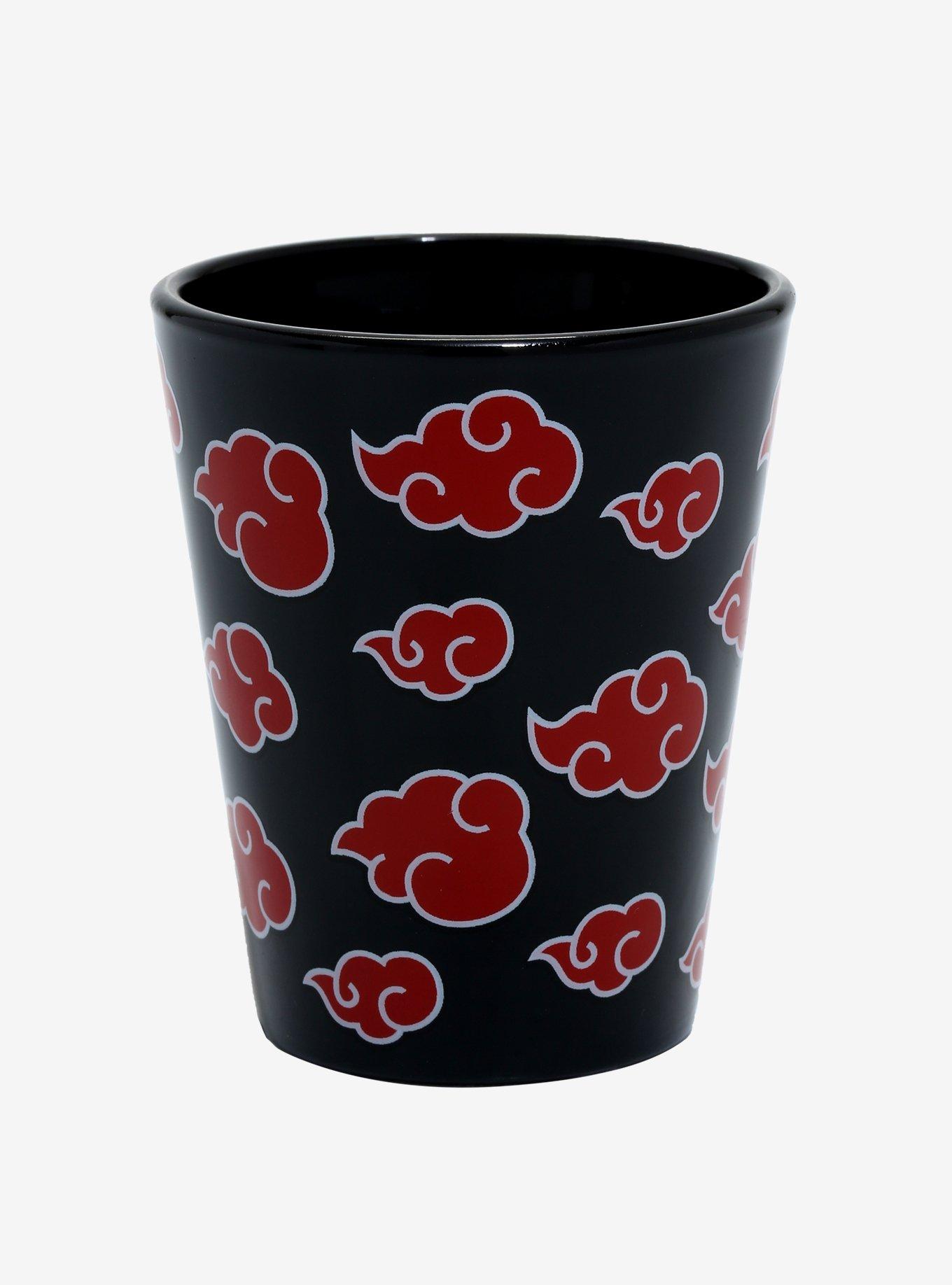 Naruto Shippuden Akatsuki Cloud Mini Glass, , hi-res