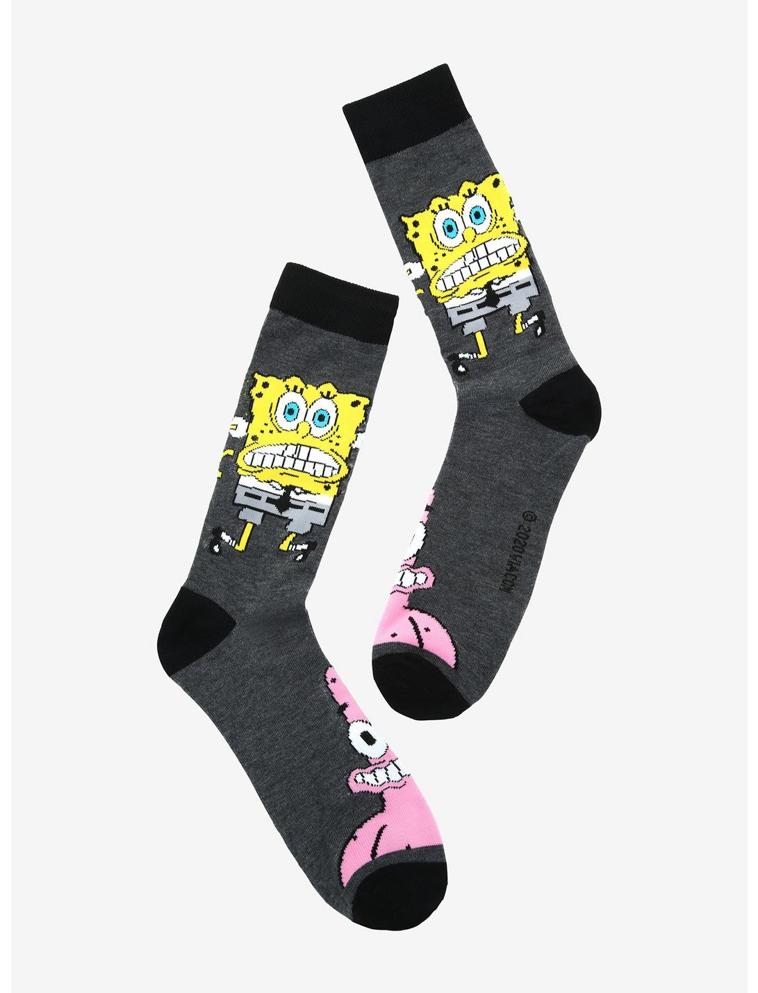 SpongeBob SquarePants SpongeBob & Patrick Crew Socks, , hi-res