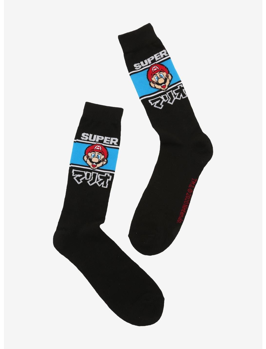 Super Mario Japanese Crew Socks, , hi-res