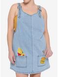 Disney Winnie The Pooh Embroidered Denim Skirtall Plus Size, MULTI, hi-res