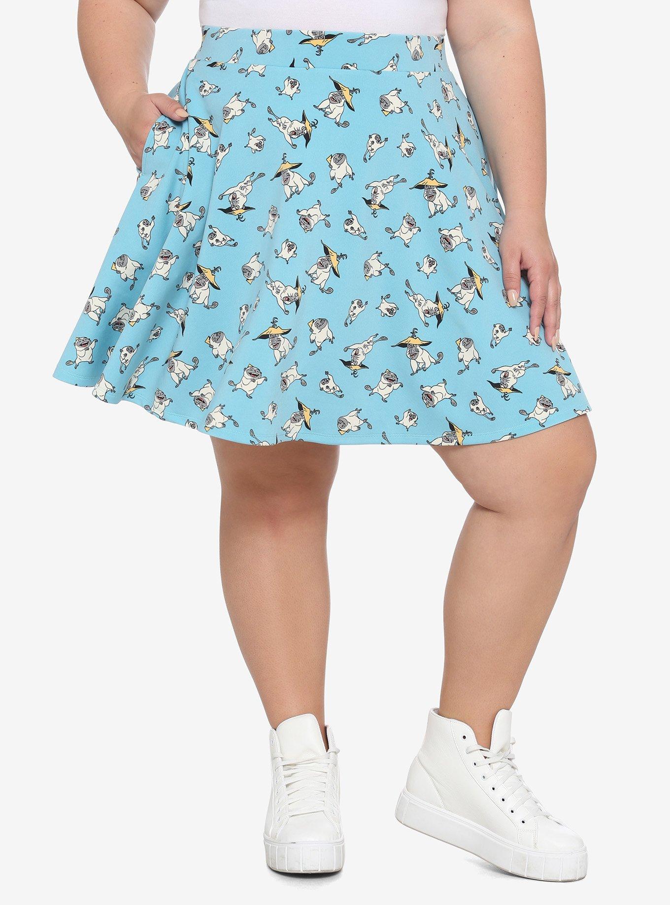 Her Universe Disney Raya And The Last Dragon Ongis Skater Skirt Plus Size, MULTI, hi-res
