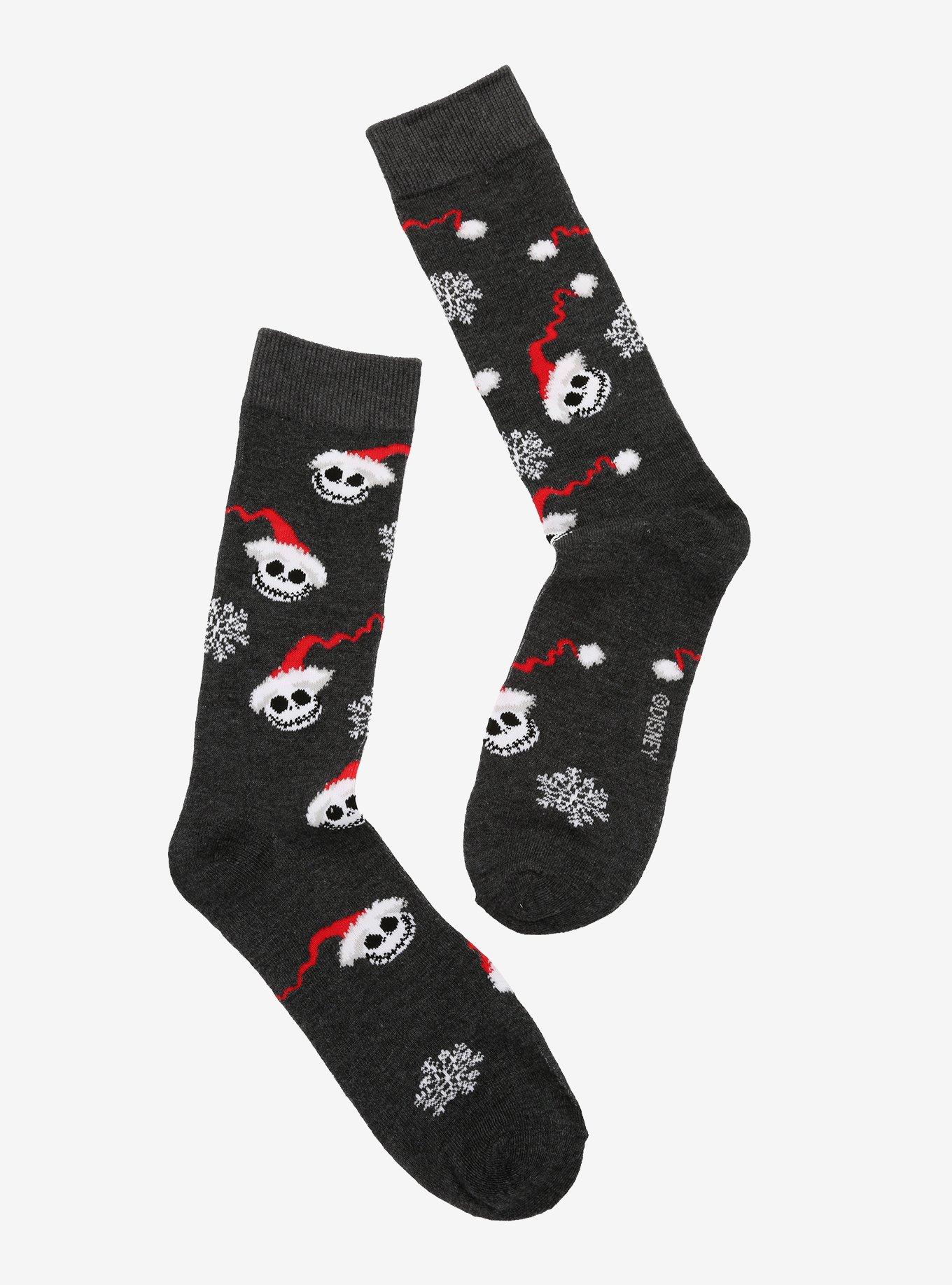 The Nightmare Before Christmas Sandy Claws Jack Crew Socks | Hot Topic