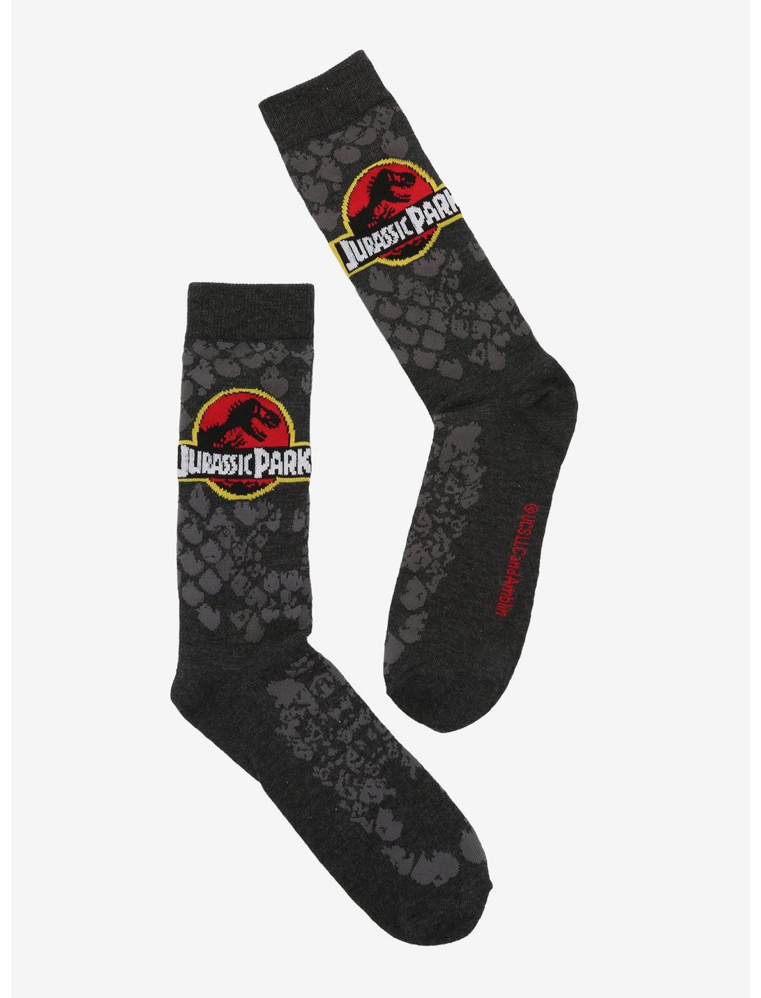 Jurassic Park Scales Crew Socks, , hi-res