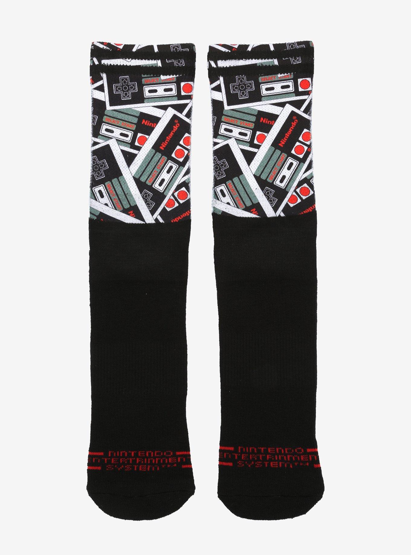 Nintendo NES Controller Crew Socks, , hi-res