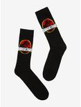 Jurassic Park Logo Crew Socks, , hi-res