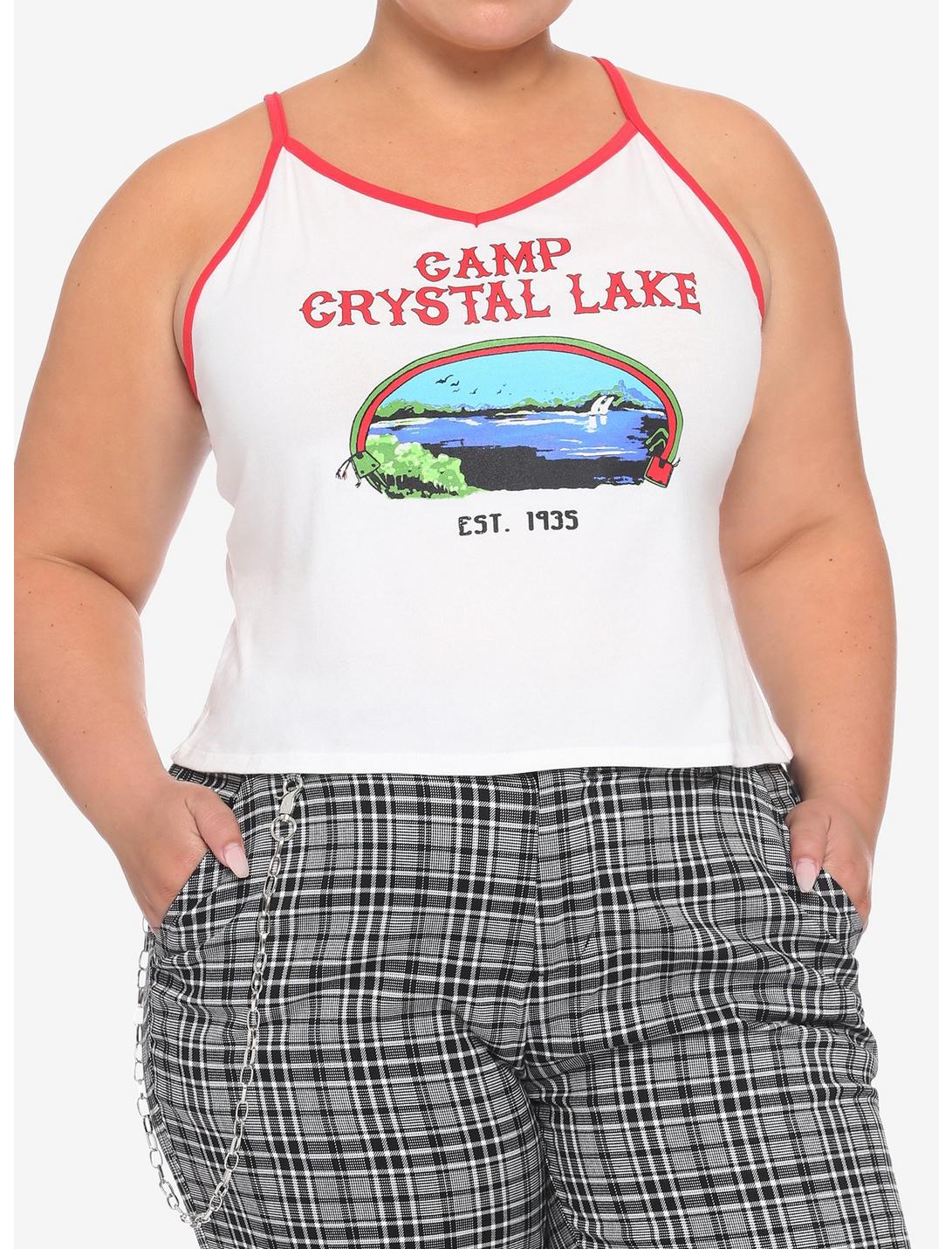 Friday The 13th Camp Crystal Lake Girls Strappy Tank Top Plus Size, MULTI, hi-res