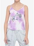 Harry Potter Deathly Hallows Floral Tie-Dye Girls Strappy Tank Top, MULTI, hi-res