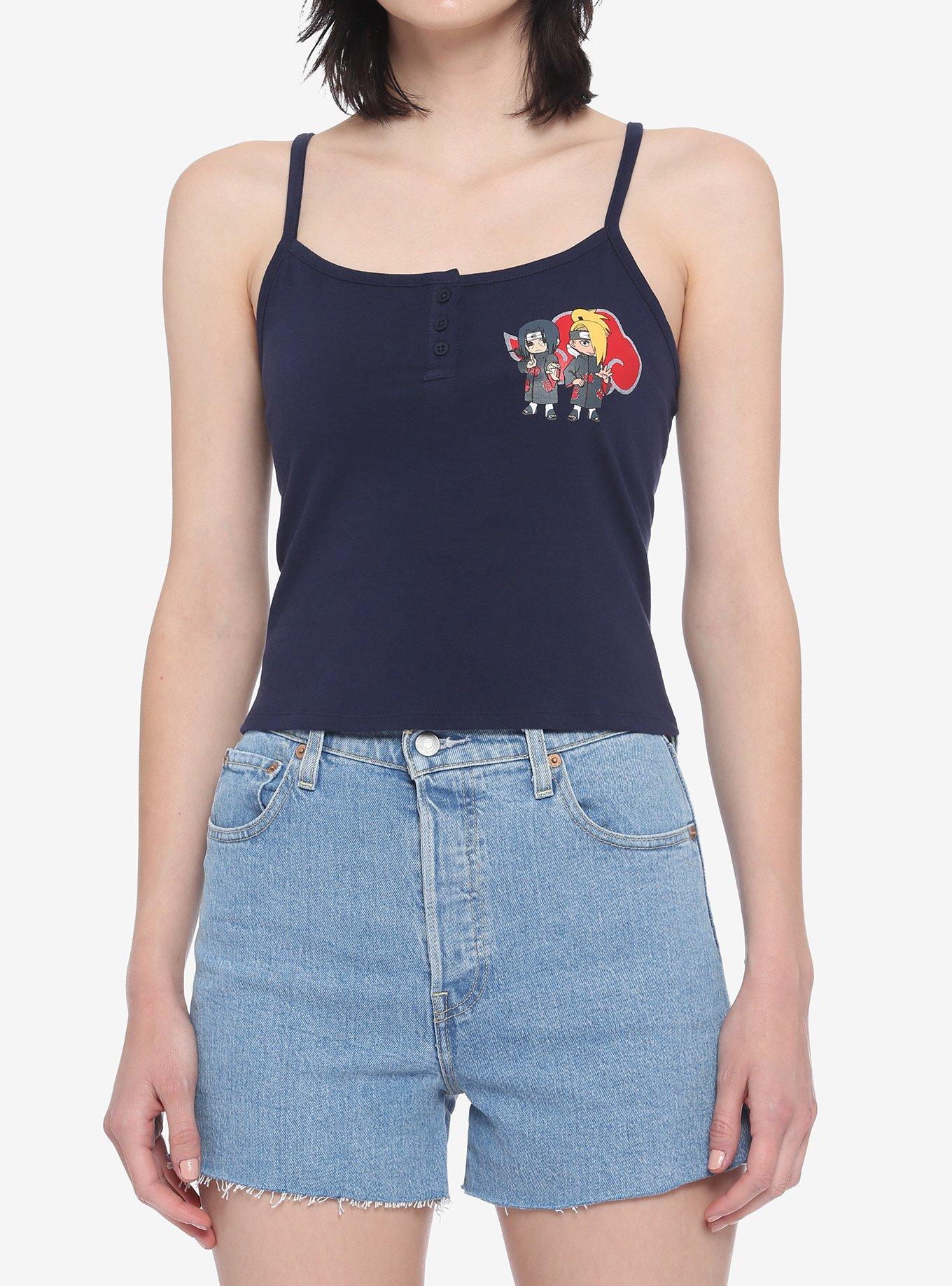 Naruto Shippuden Chibi Akatsuki Girls Strappy Tank Top, MULTI, hi-res