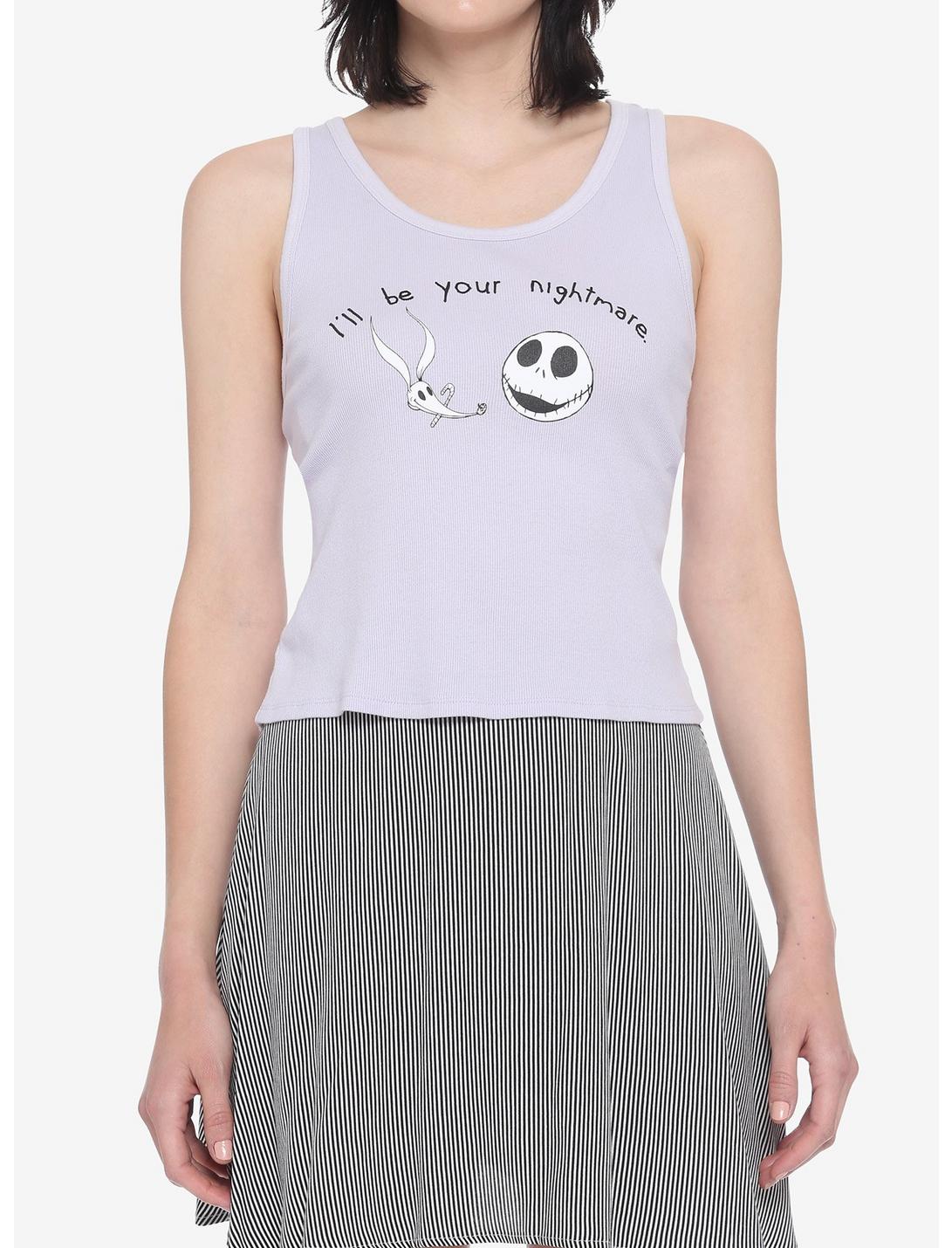 The Nightmare Before Christmas Be Your Nightmare Ribbed Girls Tank Top, MULTI, hi-res