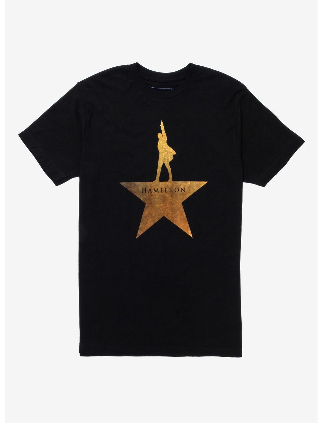 Hamilton Gold Star T-Shirt, BLACK, hi-res