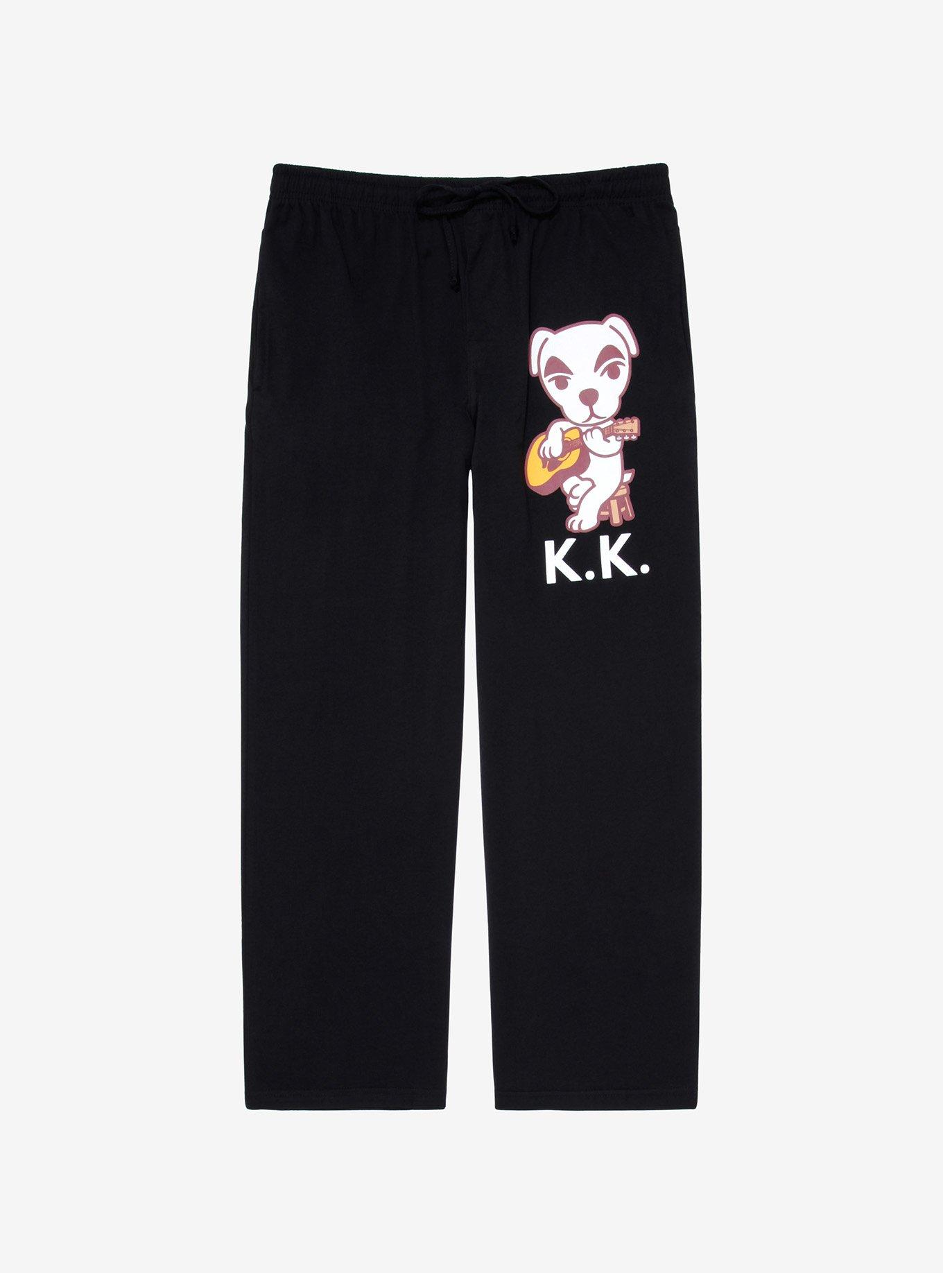 Nintendo Animal Crossing K.K. Slider Sleep Pants - BoxLunch Exclusive, BLACK, hi-res