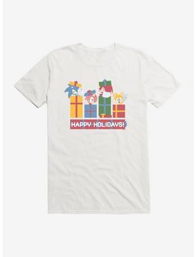 Sonic The Hedgehog Winter Gift Friends T-Shirt, , hi-res