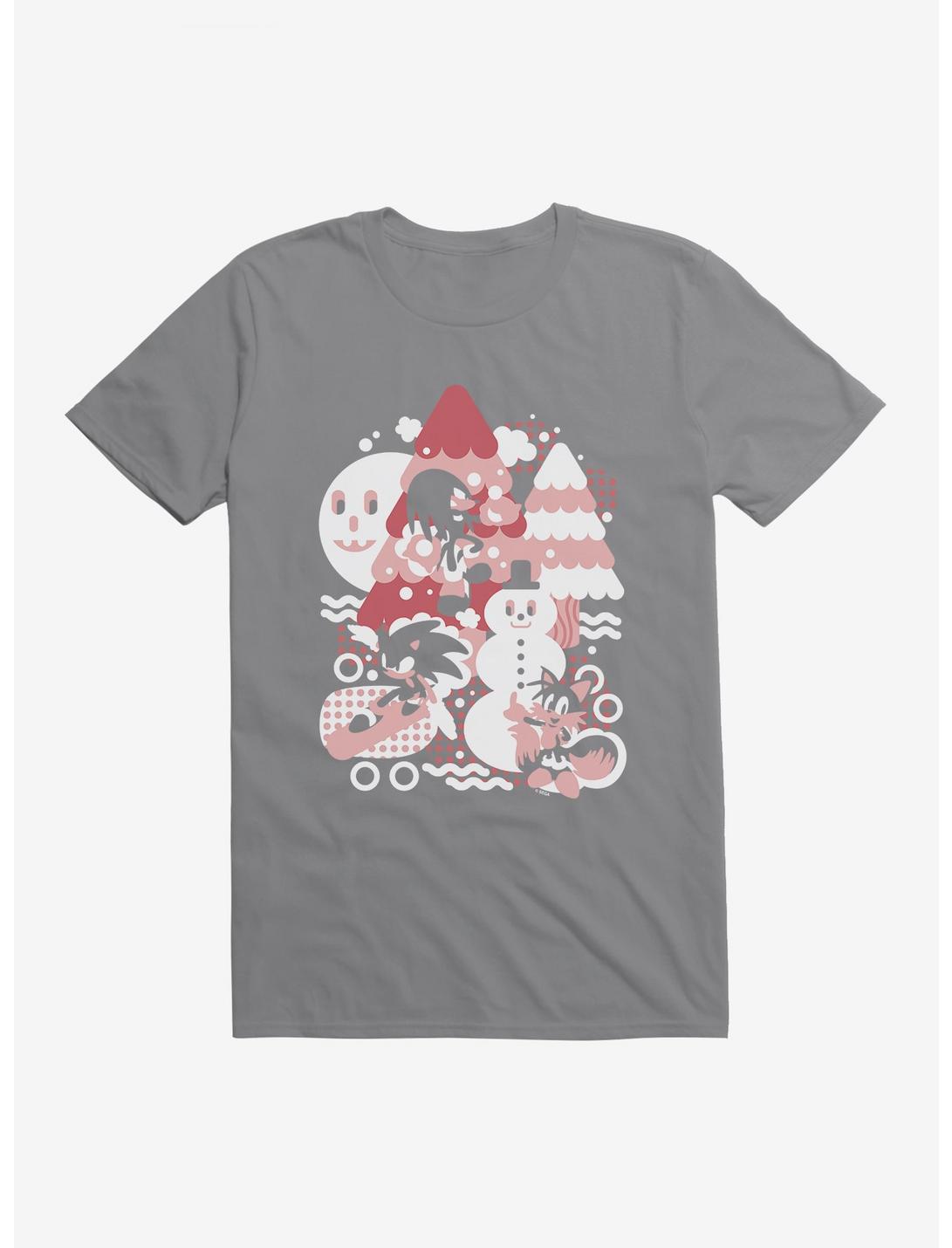 Sonic The Hedgehog Winter Snow Friends T-Shirt, , hi-res