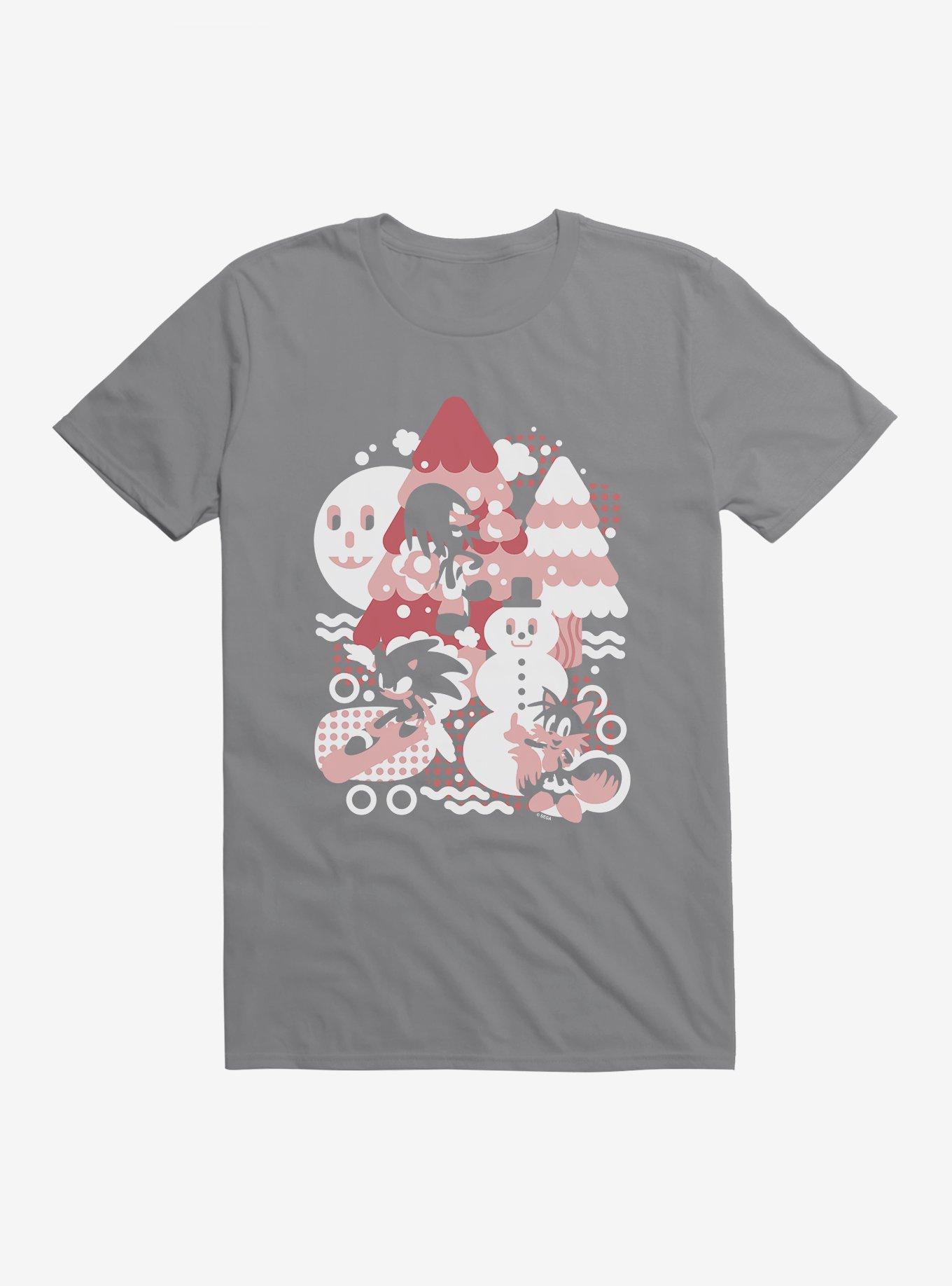Sonic The Hedgehog Winter Snow Friends T-Shirt, , hi-res