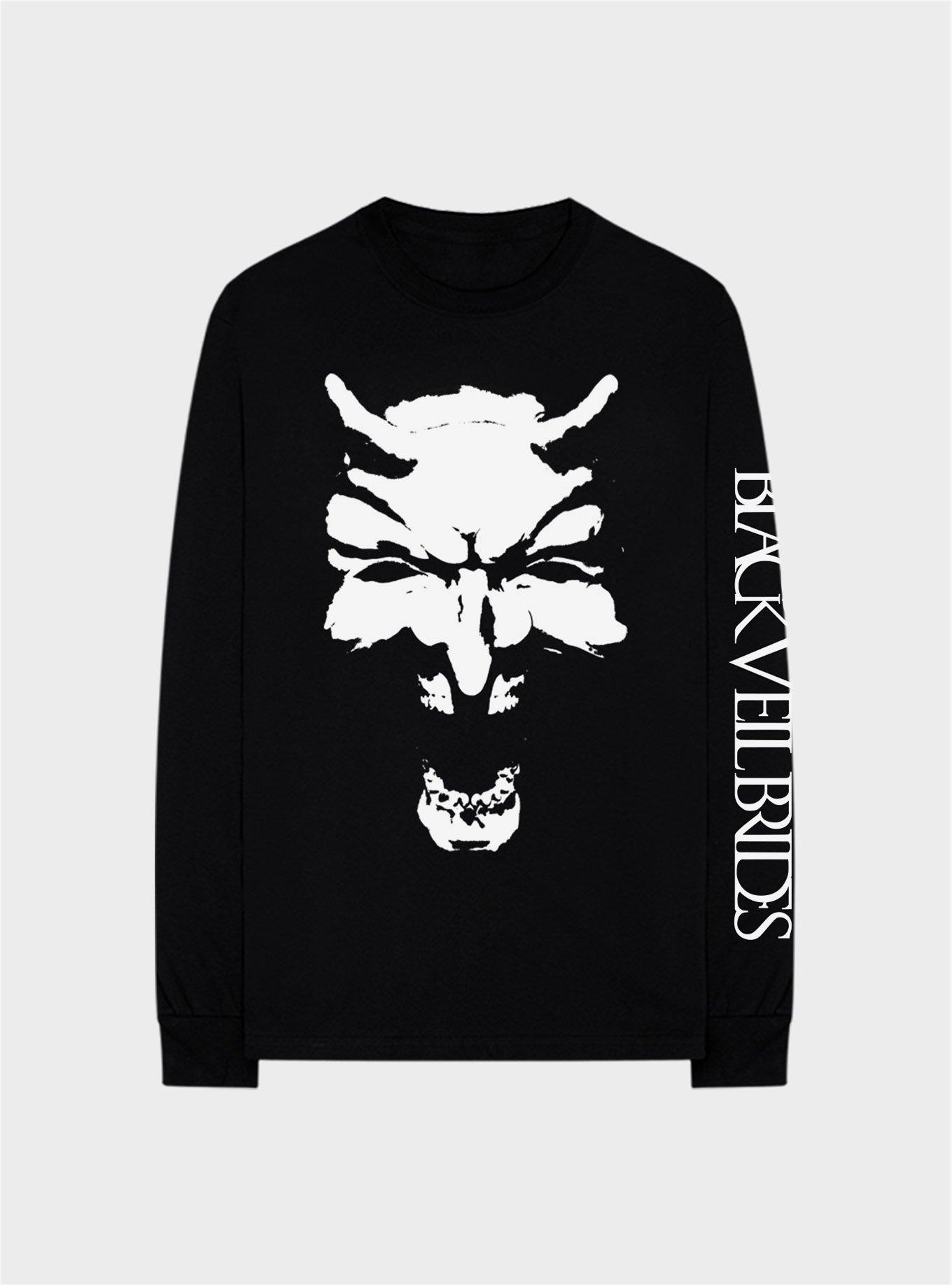 Black Veil Brides Devil Long-Sleeve T-Shirt, BLACK, hi-res