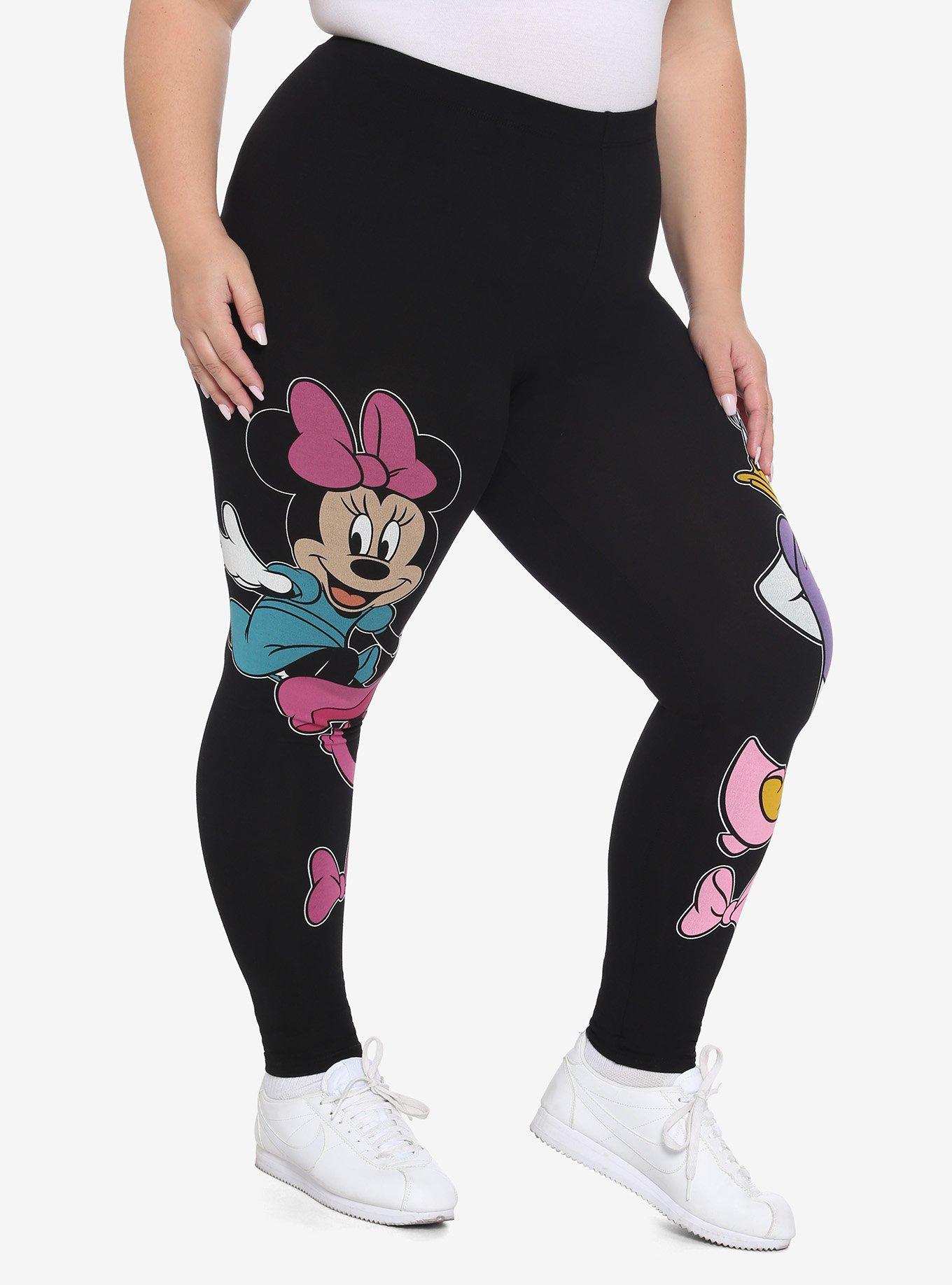 Minnie Mouse Leggings Disney Leggings Minnie Yoga Pants Disney