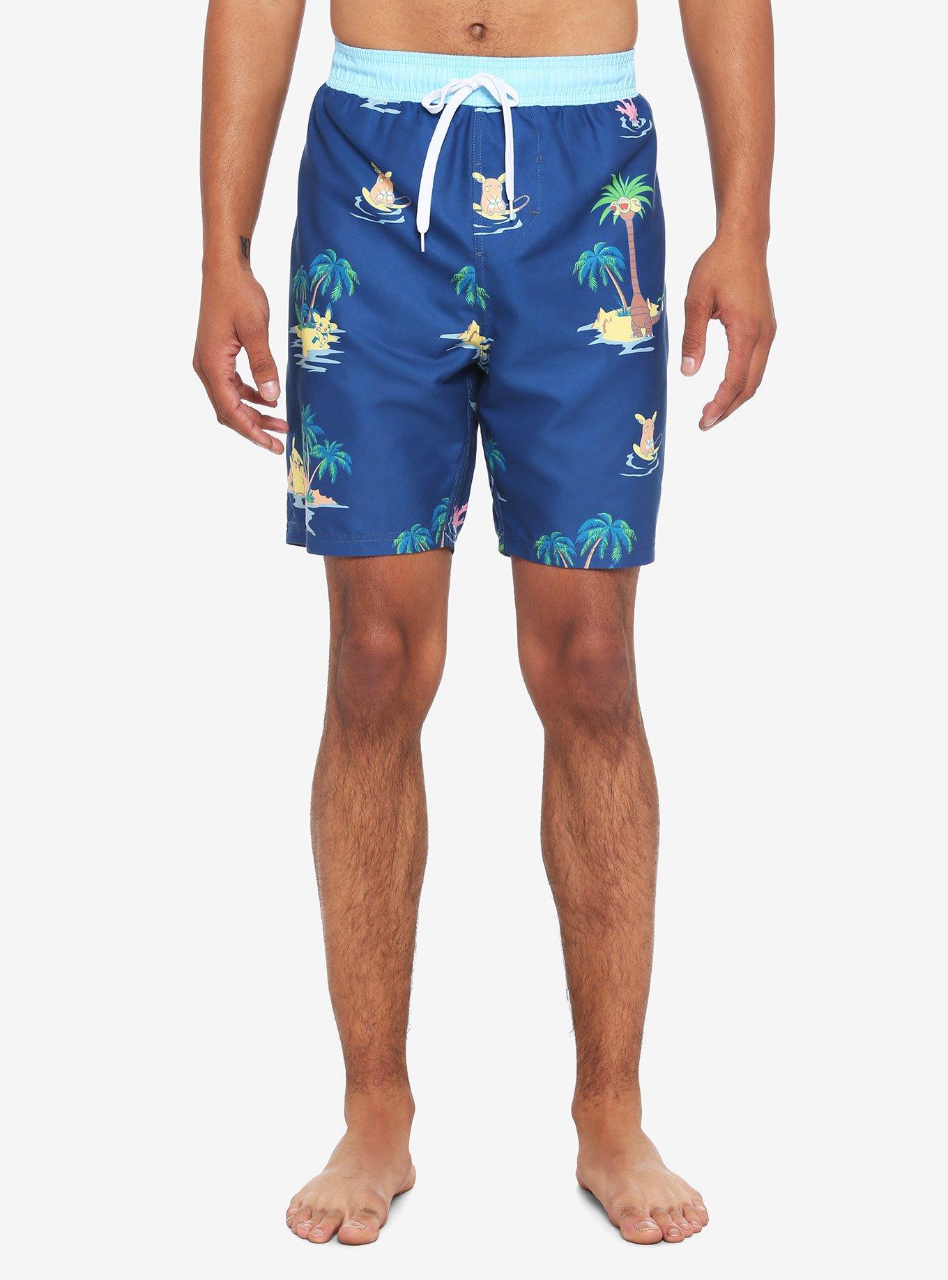 Pokemon Alola Island Swim Trunks, MULTI, hi-res