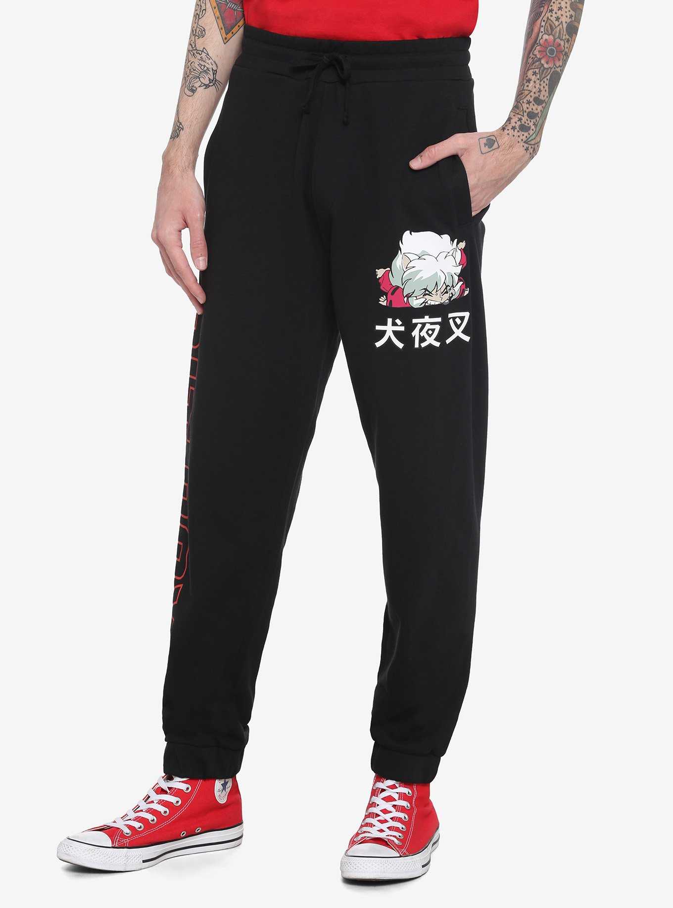 InuYasha Chibi Sit Boy Sweatpants, , hi-res