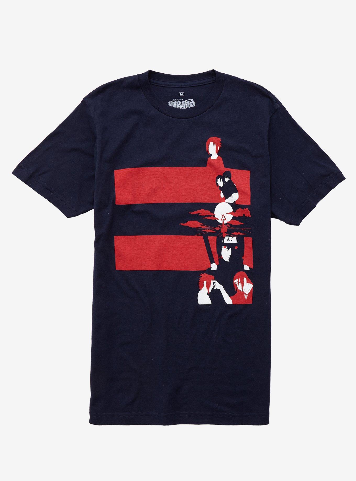 Naruto Shippuden Uchiha Brothers T-Shirt, NAVY, hi-res