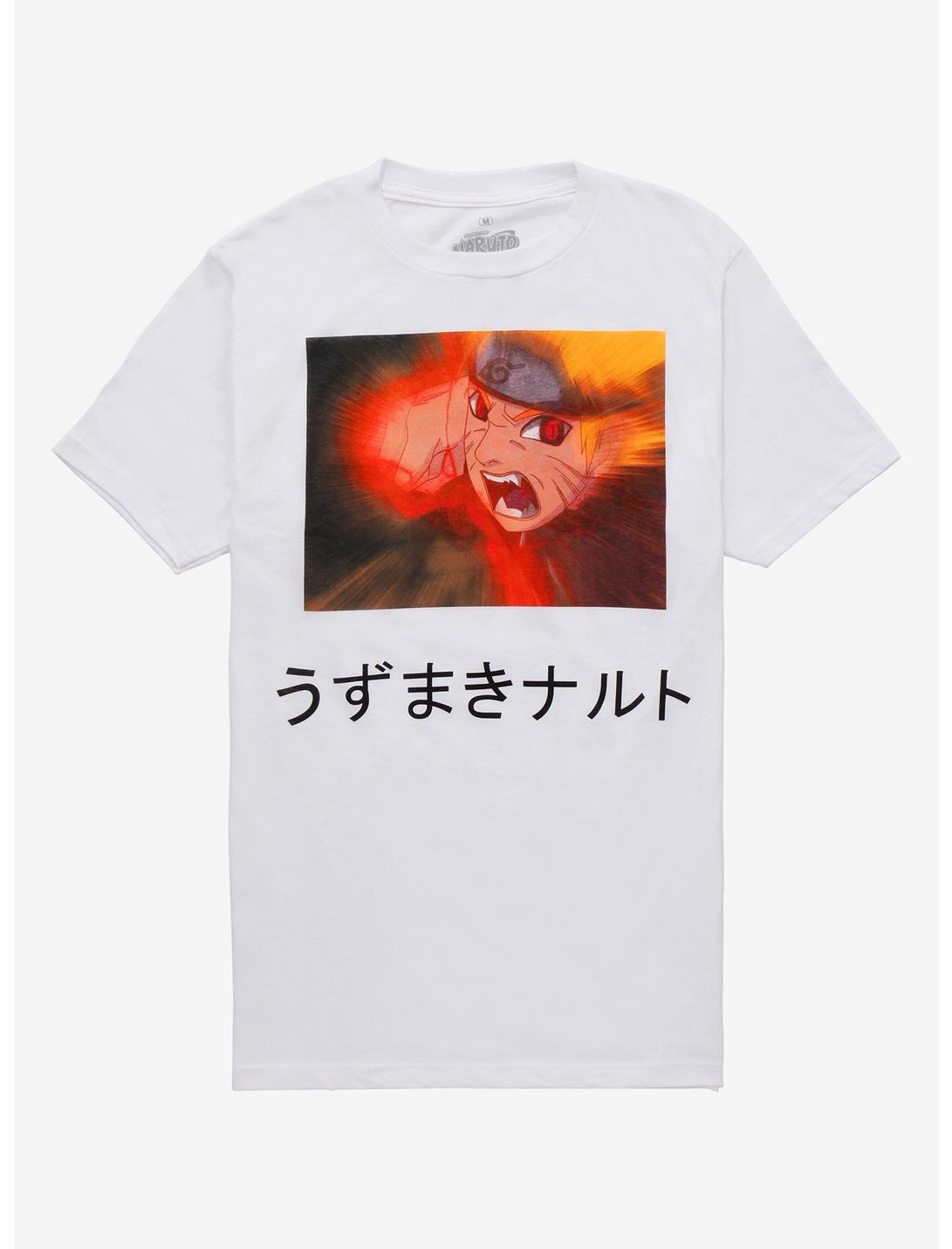 Naruto Shippuden Uzumaki Naruto Punch T-Shirt, WHITE, hi-res