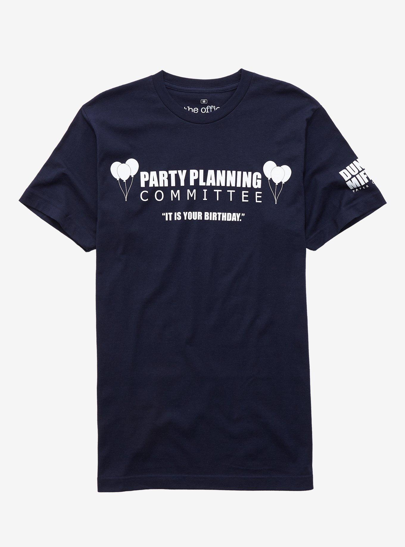 The Office Party Planning Committee T-Shirt, BLUE, hi-res