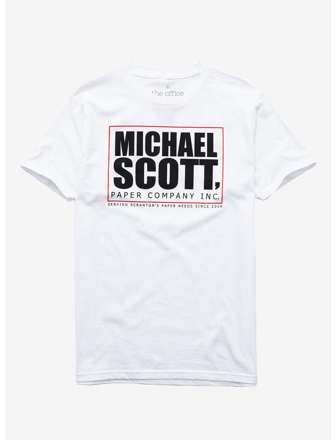 The Office Michael Scott Paper Company Guarantee T-Shirt, WHITE, hi-res