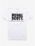 The Office Michael Scott Paper Company Guarantee T-Shirt, WHITE, hi-res