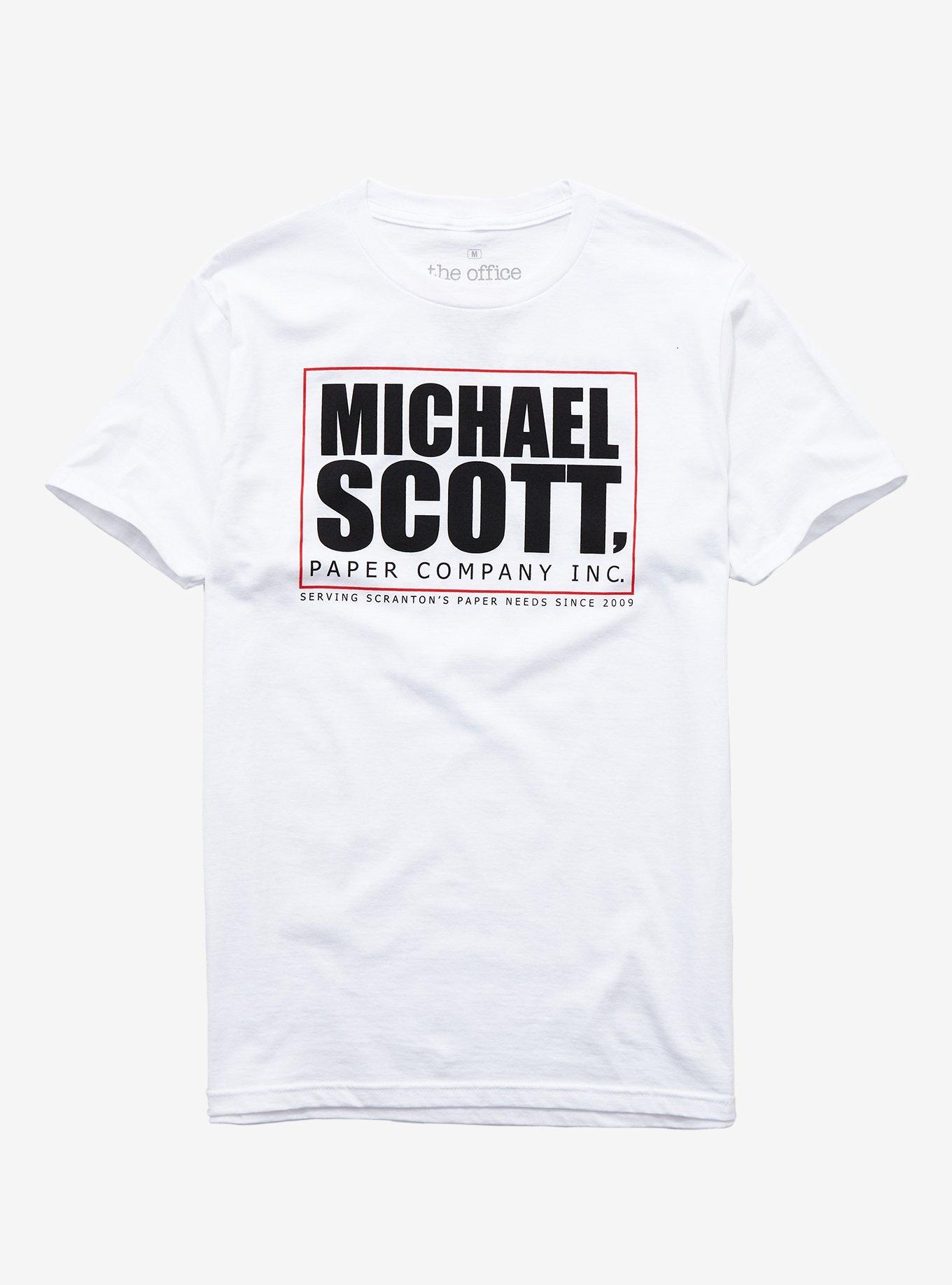 The Office Michael Scott Paper Company Guarantee T-Shirt, WHITE, hi-res