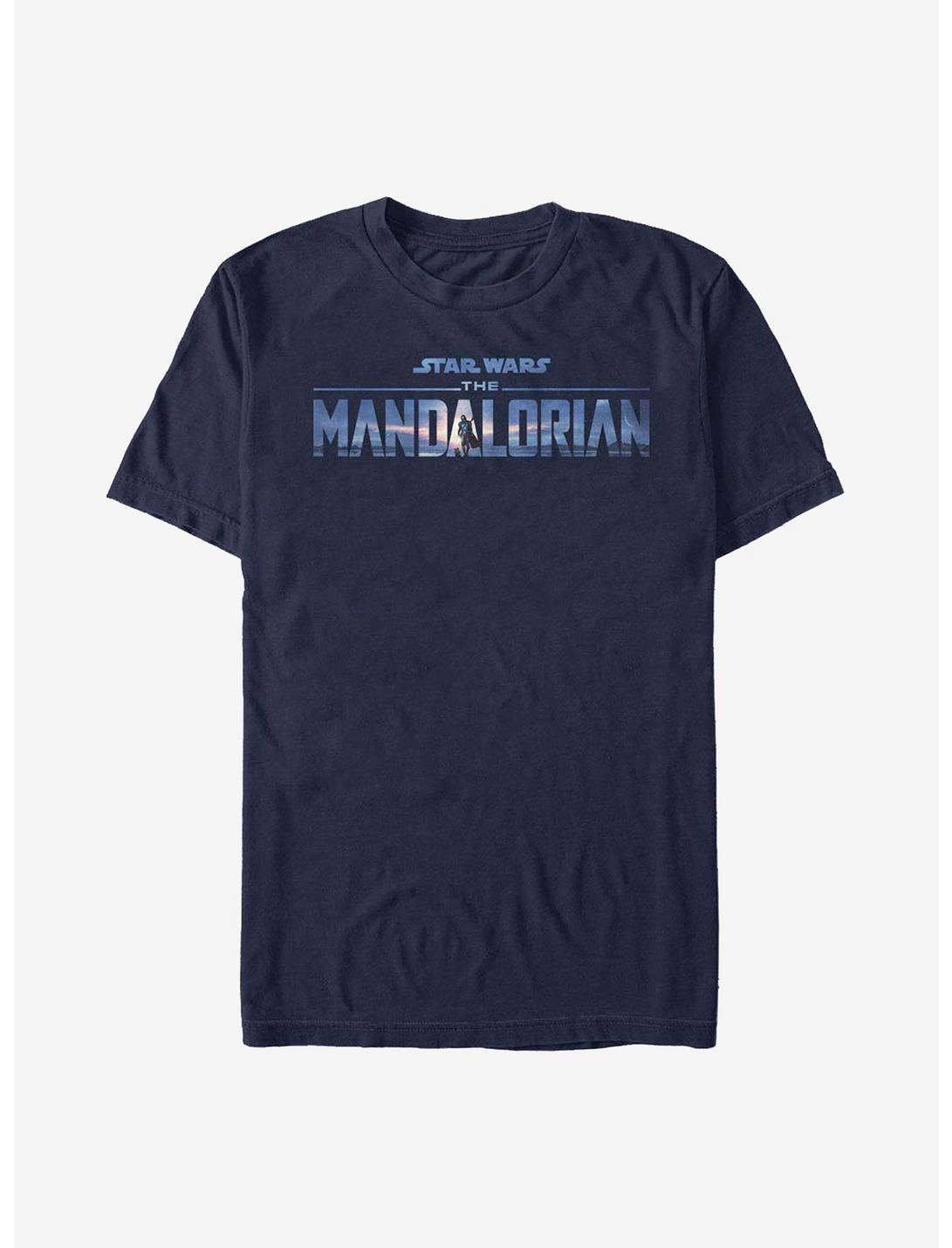 Star Wars The Mandalorian Season 2 Logo T-Shirt, NAVY, hi-res