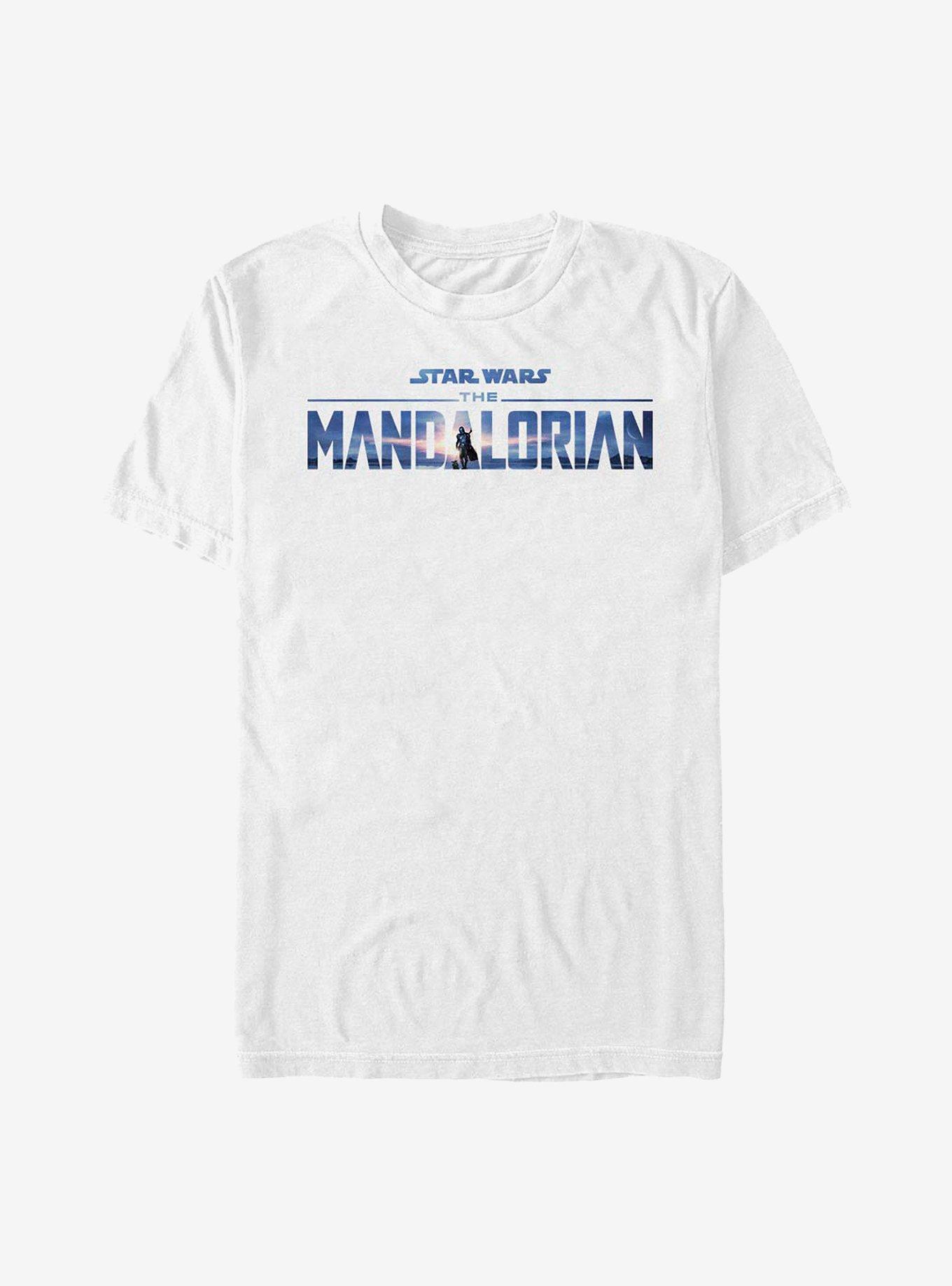 Star Wars The Mandalorian Season 2 Logo T-Shirt, WHITE, hi-res view 1