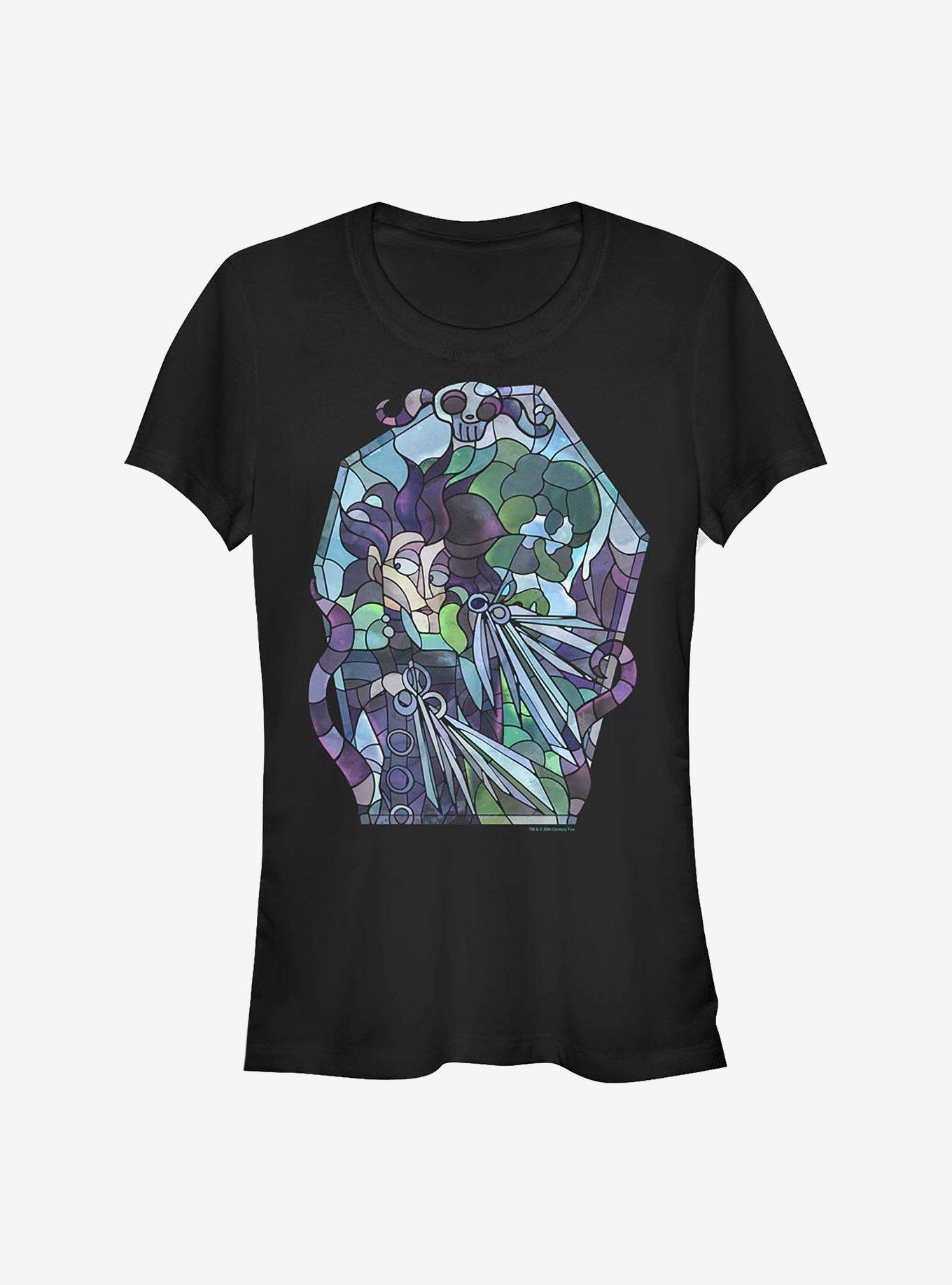 Edward Scissorhands Edward Stained Glass Girls T-Shirt, , hi-res