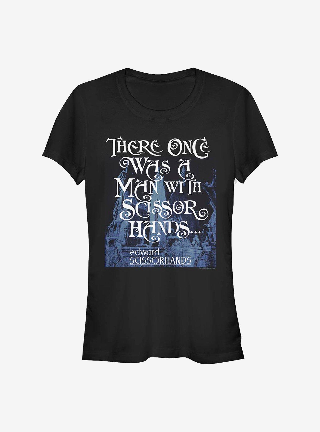 Edward Scissorhands Once Was A Man Girls T-Shirt, , hi-res