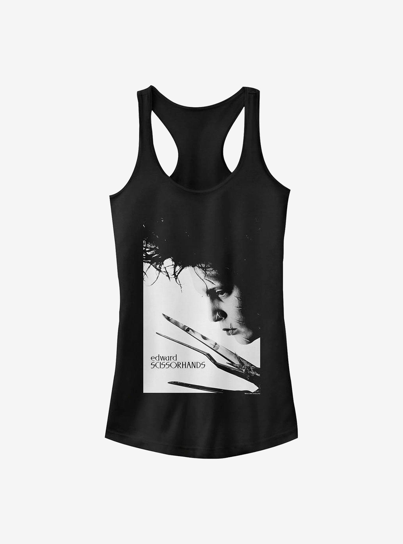 Edward Scissorhands Close Up Poster Girls Tank, , hi-res