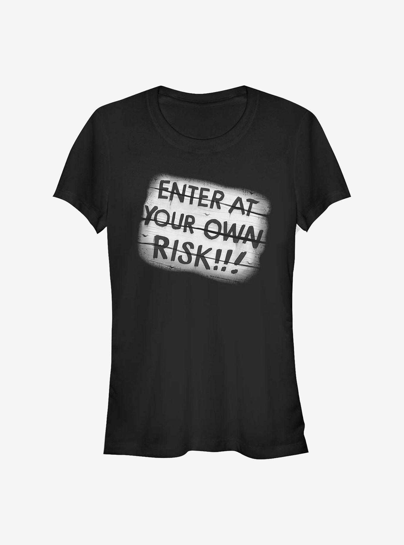 Rocky Horror Picture Show Enter At Your Own Risk Girls T-Shirt