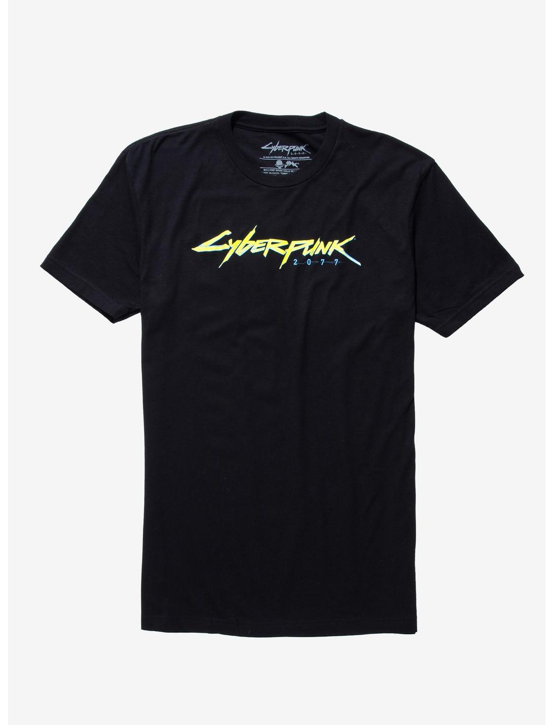Cyberpunk 2077 Welcome T-Shirt - BoxLunch Exclusive, BLACK, hi-res