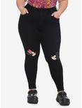 Disney Valentine's Mickey Mouse & Minnie Mouse Kiss High-Waisted Jeggings Plus Size, MULTI, hi-res