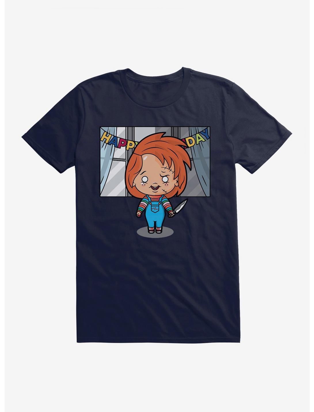 Chucky Animated Birthday T-Shirt, , hi-res