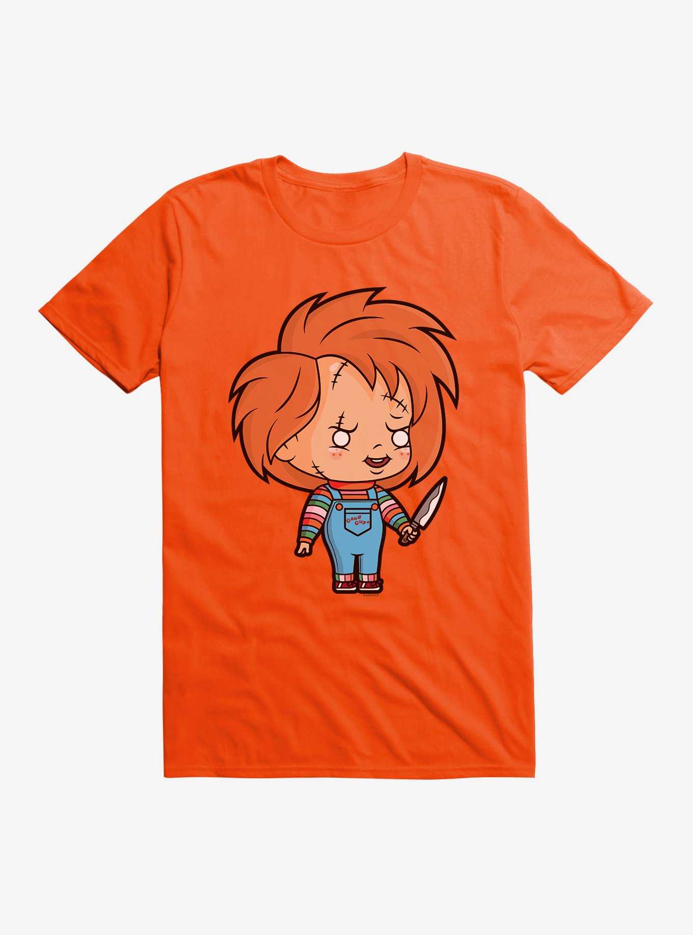Chucky Animated Evil T-Shirt, ORANGE, hi-res