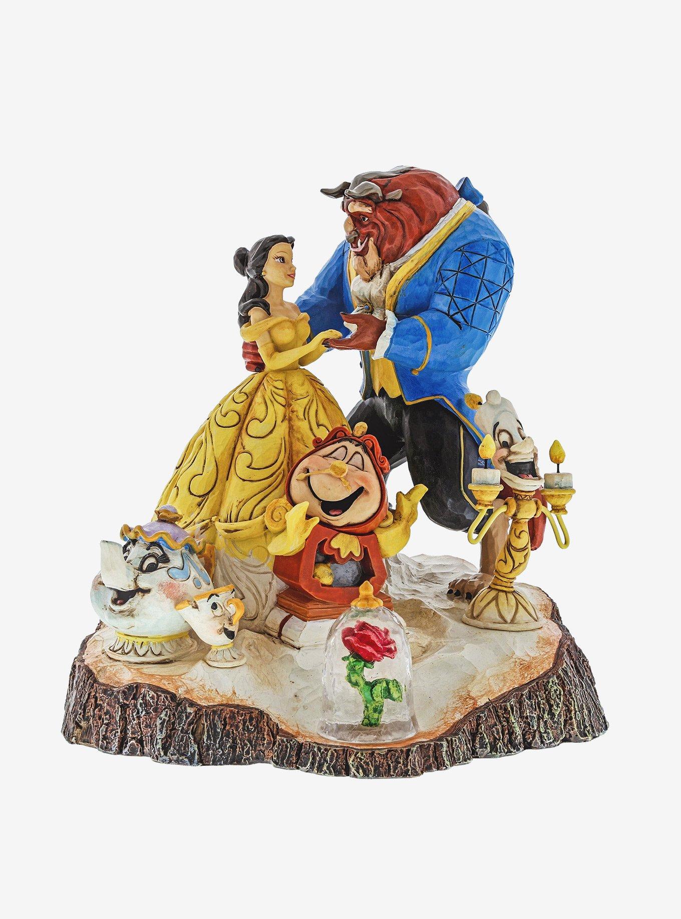 Disney Beauty and the Beast Carved by Heart Figure