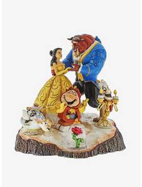 Disney Beauty and the Beast Carved by Heart Figure, , hi-res