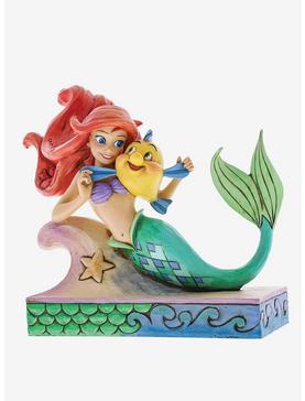 Disney The Little Mermaid Ariel with Flounder Figure, , hi-res