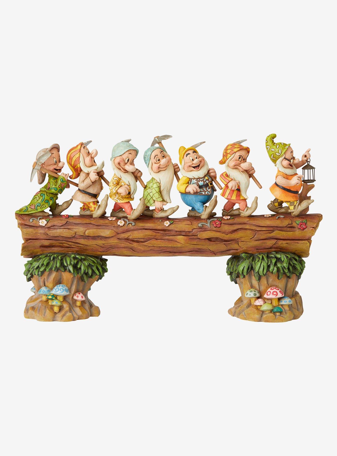 Disney Snow White Seven Dwarfs Log Figure, , hi-res