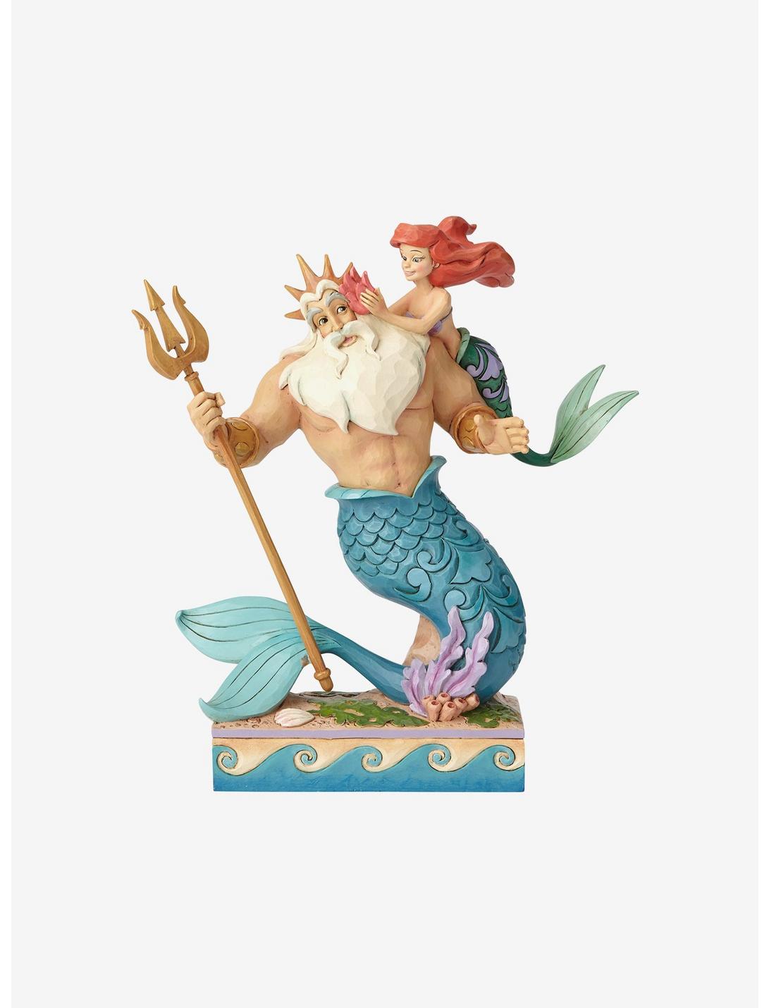 Disney The Little Mermaid Ariel and Triton Figure, , hi-res