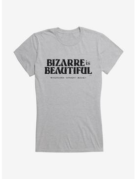 Winchester Mystery House Bizarre Is Beautiful Text Girls T-Shirt, HEATHER, hi-res