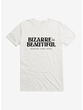 Winchester Mystery House Bizarre Is Beautiful Text T-Shirt, WHITE, hi-res