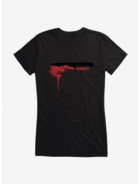 Chucky Red Rose Knife Girls T-Shirt, , hi-res
