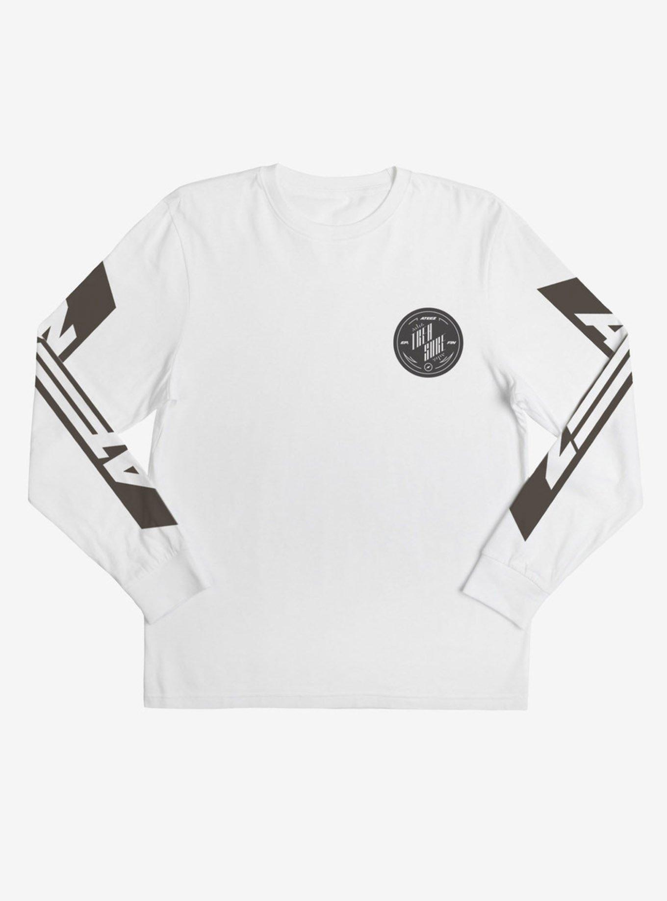 Ateez Treasure Hourglass Long-Sleeve T-Shirt, WHITE, hi-res