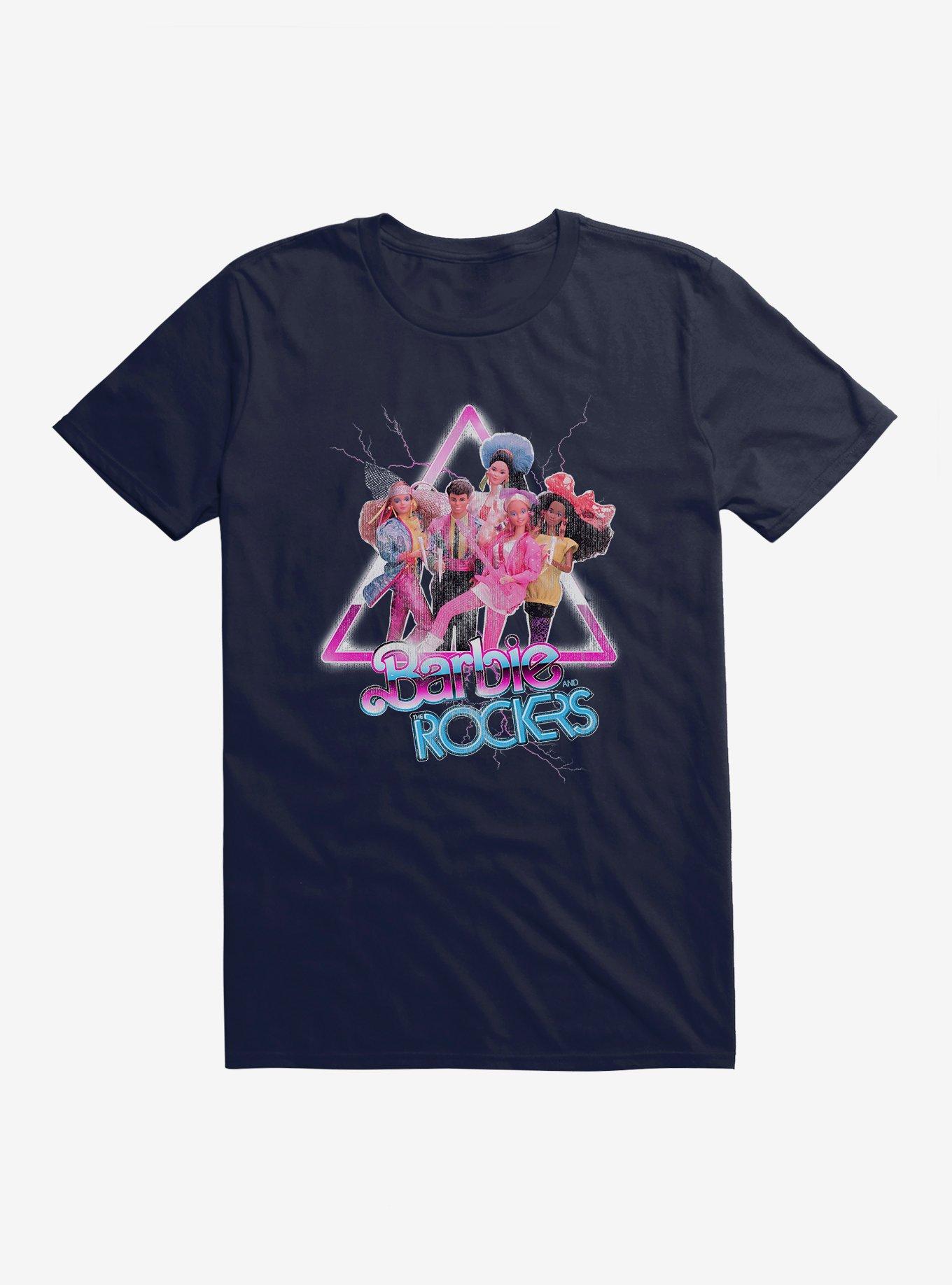 Barbie And The Rockers Eighties Glam T-Shirt, NAVY, hi-res